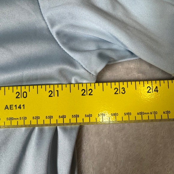 NWOT Collars & Co Mens Light Blue Dress Collar Polo Shirt Large Golf‎ - Picture 6 of 7